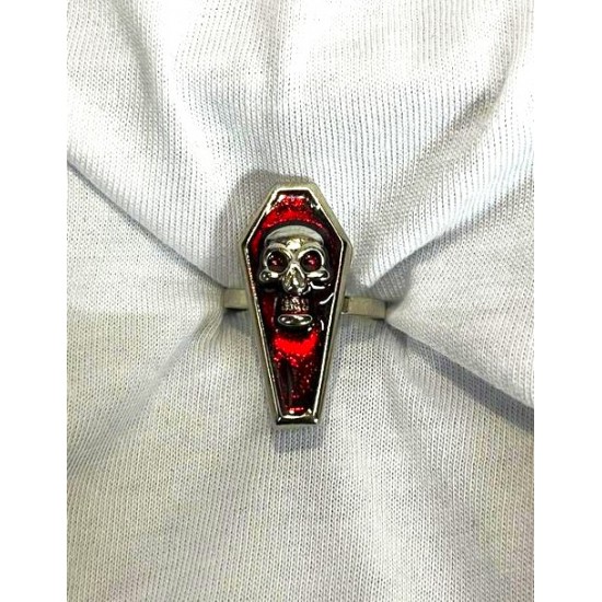 DÜKKAN DESİGN KURU KAFA TABUT GOTİK YÜZÜK