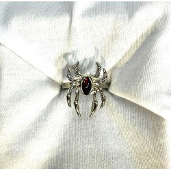 DÜKKAN DESİGN KIRMIZI TARANTULA AYARLANABİLİR YÜZÜK