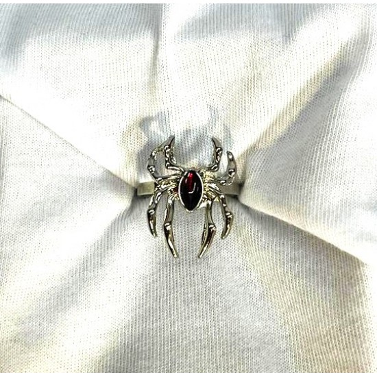 DÜKKAN DESİGN KIRMIZI TARANTULA AYARLANABİLİR YÜZÜK