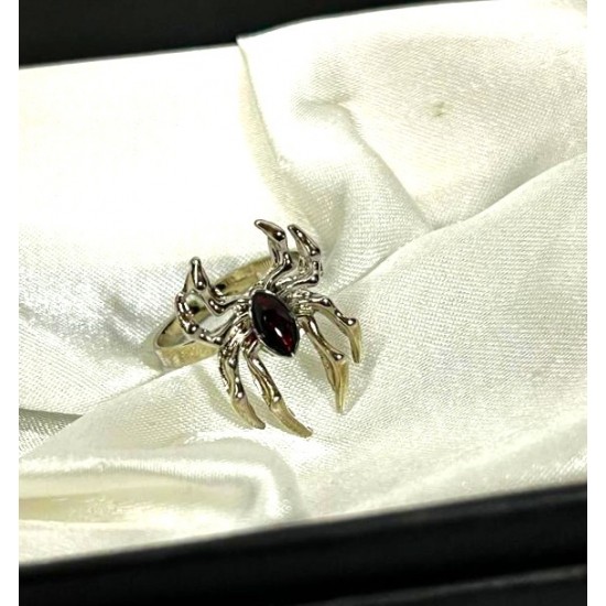 DÜKKAN DESİGN KIRMIZI TARANTULA AYARLANABİLİR YÜZÜK