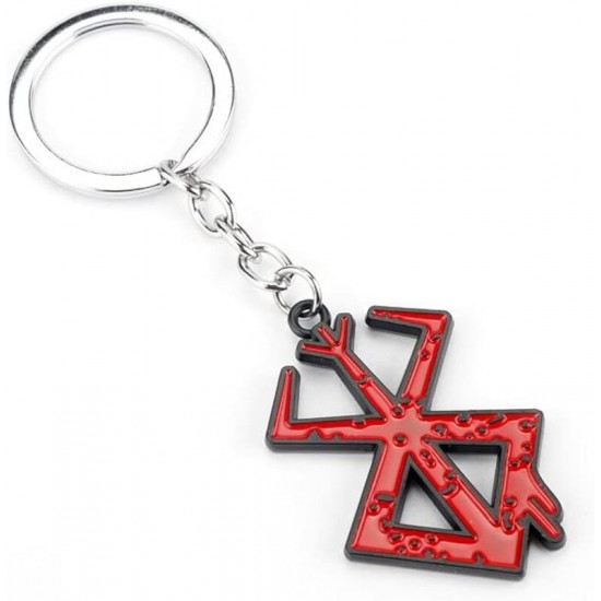 DÜKKAN DESİGN BERSERK KIRMIZI SİYAH BRAND of SACRİFİCE ANAHTARLIK