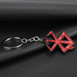 DÜKKAN DESİGN BERSERK KIRMIZI SİYAH BRAND of SACRİFİCE ANAHTARLIK