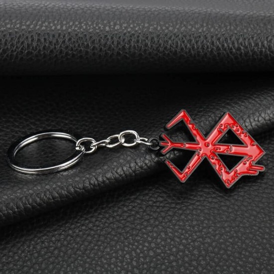 DÜKKAN DESİGN BERSERK KIRMIZI SİYAH BRAND of SACRİFİCE ANAHTARLIK