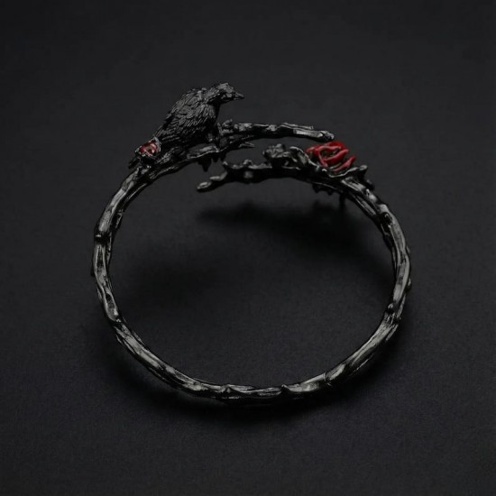 DÜKKAN DESİGN  LOVE and DEEP SPACE BLACK CROW BİLEKİLK