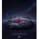 DÜKKAN DESİGN LOVE and DEEP SPACE RED STONE  BİLEKİLK