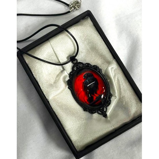 DÜKKAN DESİGN LOVE and DEEP SPACE RED CROW KOLYE