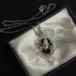 DÜKKAN DESİGN TARANTULA AYNASI BÜYÜCÜ KOLYESİ