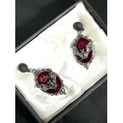 DÜKKAN DESİGN YARASALI VAMP TABLO KÜPE