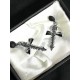 DÜKKAN DESİGN SKULL CROSS GOTİK KÜPE
