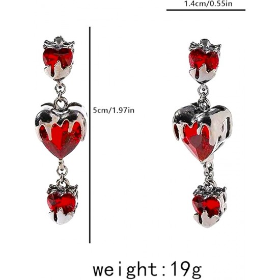 DÜKKAN DESİGN DAMLAYAN KAPLER TAŞLI KÜPE