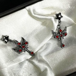 DÜKKAN DESİGN TAŞLI ANKA KUŞU KÜPE