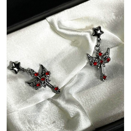 DÜKKAN DESİGN TAŞLI ANKA KUŞU KÜPE