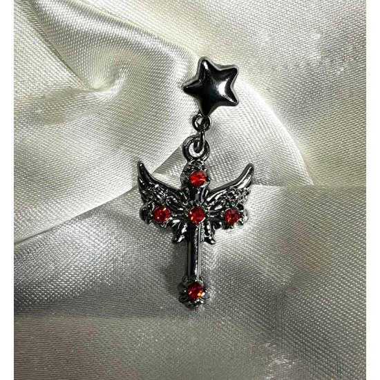 DÜKKAN DESİGN TAŞLI ANKA KUŞU KÜPE