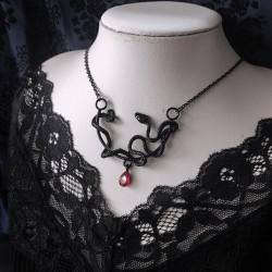 DÜKKAN DESİGN LOVE and DEEP SPACE YILAN KOLYE