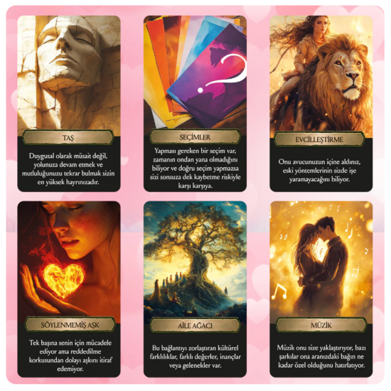 DÜKKAN DESİGN KALBİN BAĞLANTILARI KEHANET KARTLARI