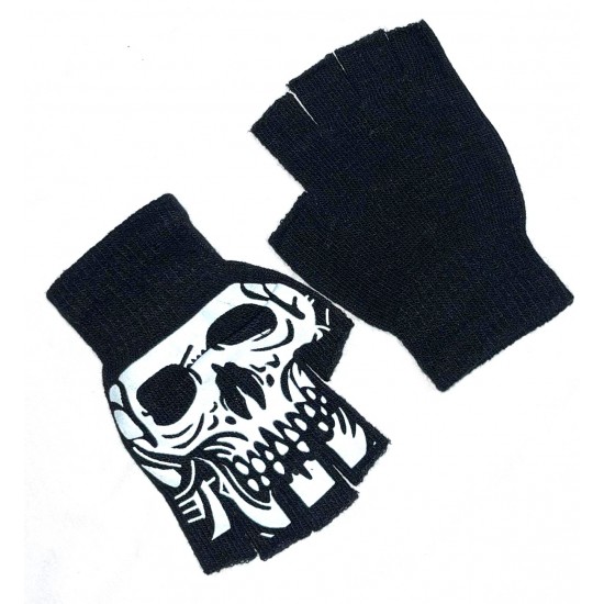 DÜKKAN DESİGN FULL FACE SKULL KESİK ELDİVEN