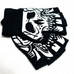 DÜKKAN DESİGN FULL FACE SKULL KESİK ELDİVEN