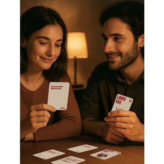 DÜKKAN DESİGN Lover Box +18 Çiftlere Özel Yetişkin Oyun – Ilişki ve Yakınlık Temalı Kart Oyunu