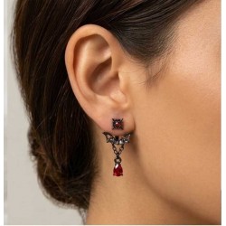 DÜKKAN DESİGN LOWE and DEEP SPİCE TAŞLI YARASA KÜPE