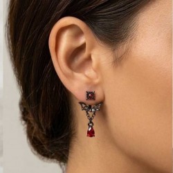 DÜKKAN DESİGN LOWE and DEEP SPİCE TAŞLI YARASA KÜPE