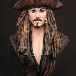DÜKKAN DESİGN JACK SPARROW BÜST