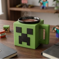 DÜKKAN DESİGN MİNECRAFT CREEPER SERAMİK KUPA
