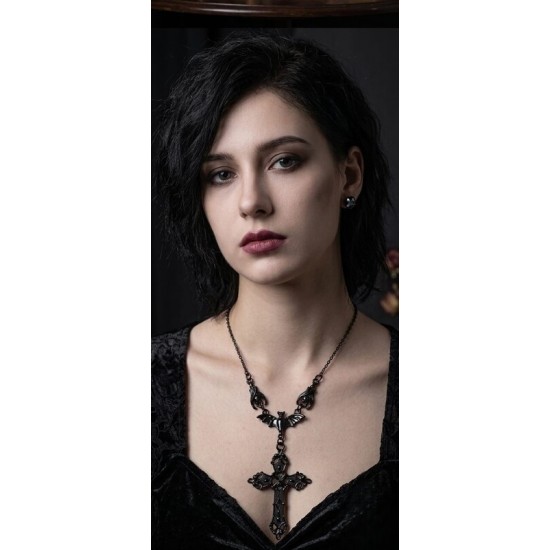 DÜKKAN DESİGN DARK NİGHT MAGİC CROSS HAÇ KOLYE
