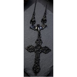 DÜKKAN DESİGN DARK NİGHT MAGİC CROSS HAÇ KOLYE