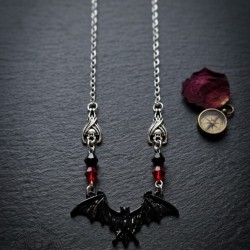 DÜKKAN DESİGN DARK SHADOW YARASA KOLYE