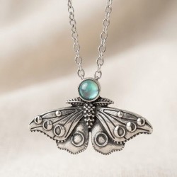 DÜKKAN DESİGN LUNA MOTH AY TAŞI KOLYESİ