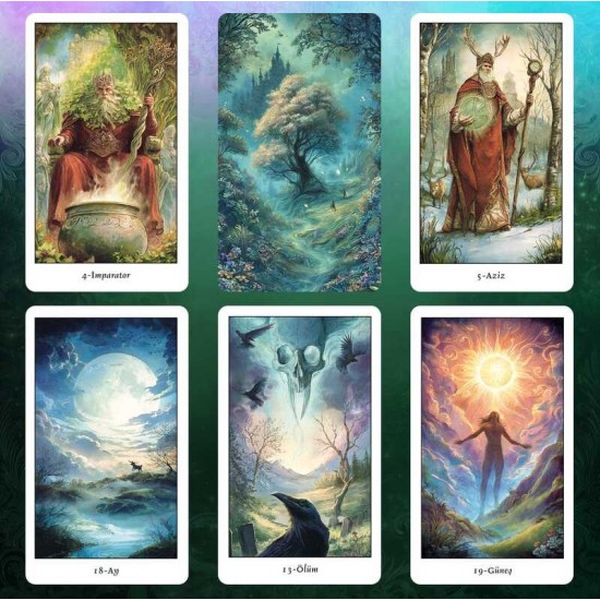 DÜKKAN DESİGN MİSTİK ORMAN TAROT DESTESİ