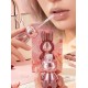 DÜKKAN DESİGN METALİK ROSE ANAHTARLIK ŞEFFAF LİP GLOSS