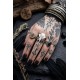 DÜKKAN DESİGN AYARLANABİLİR RAVEN SKULL YÜZÜK