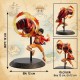 DÜKKAN DESİGN  12 CM ONE PİECE GEAR5 MONKEY D. LUFFY KIRMIZI