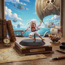 DÜKKAN DESİGN  12 CM ONE PİECE GEAR5 MONKEY D. LUFFY BEYAZ