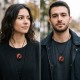 DÜKKAN DESİGN KIRMIZI RAVEN CROW GOTİK MADALYON KOLYE