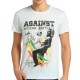 Bob Marley Against Modern Football Beyaz Erkek Tişört