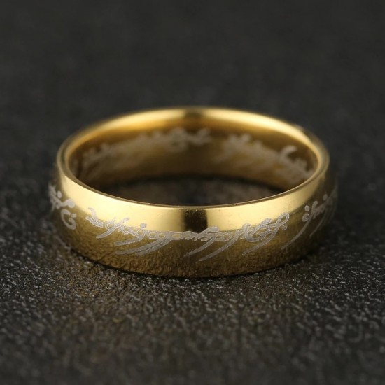 Lord of The Rings Altın Rengi Yüzük Kolye Lord of The Rings Altın Rengi Yüzük Kolye